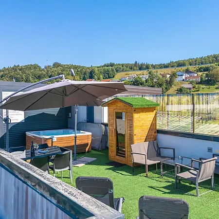 Rooftop With Whirlpool & Sauna - Happy Сasa de vacaciones