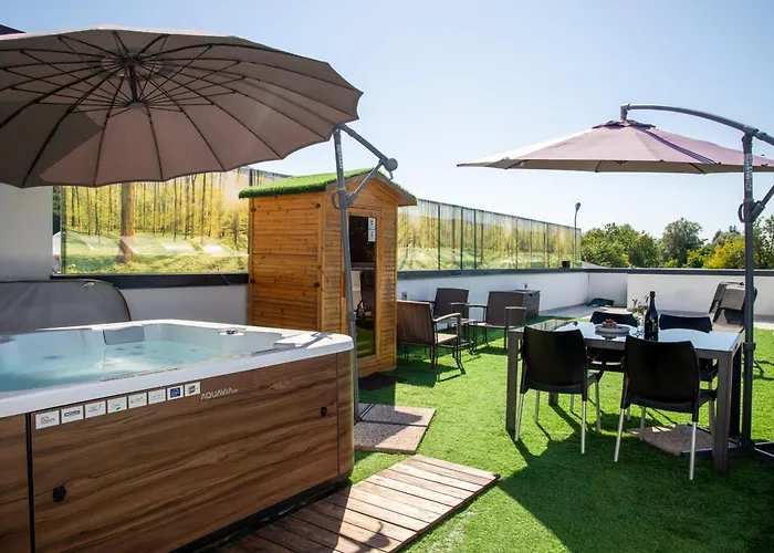 Rooftop With Whirlpool & Sauna - Happy Σπίτι διακοπών *